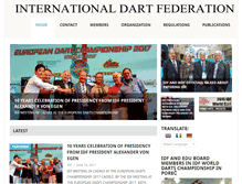 Tablet Screenshot of idfdarts.org